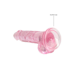 RealRock 7 Inch Realistic Dildo With Balls - Pink