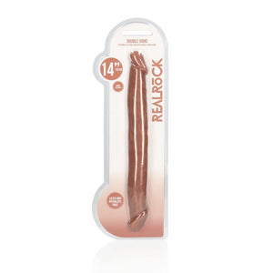 RealRock 14 Inch Double Dildo - Tan