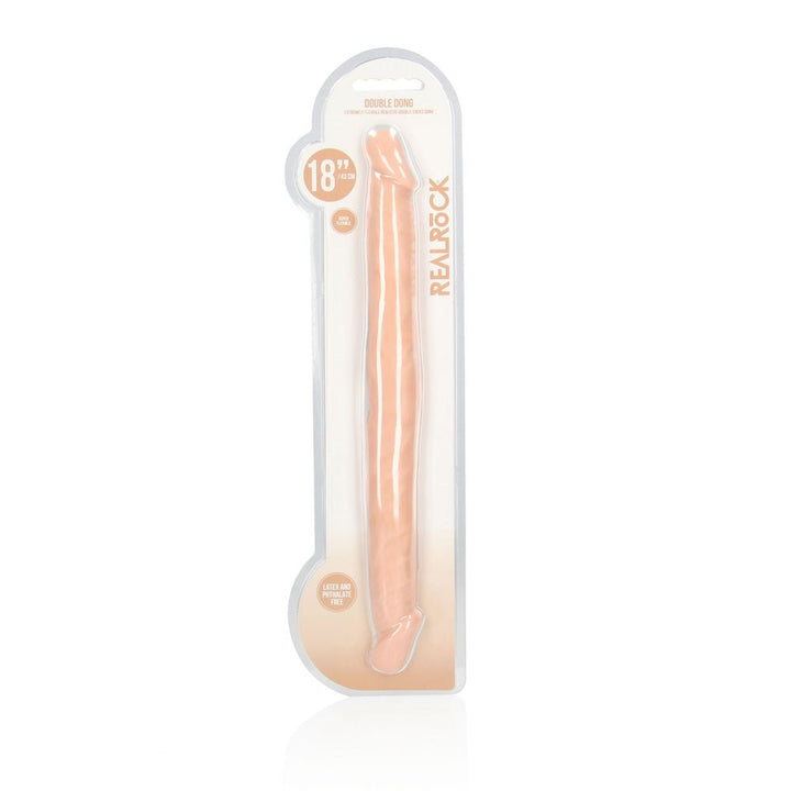 RealRock 18 Inch Double Dildo - Flesh