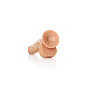 RealRock Straight Realistic 7 Inch Dildo with Balls - Tan