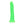 RealRock Slim 7 Inch Glow in the Dark Neon - Green