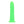 RealRock Slim 7 Inch Glow in the Dark Neon - Green