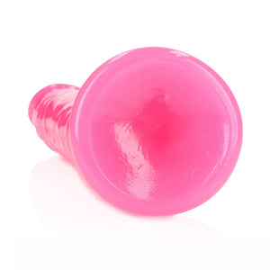 RealRock 11 Inch Slim Glow in the Dark Neon - Pink