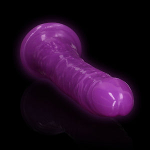 RealRock 11 Inch Slim Glow in the Dark Neon - Purple