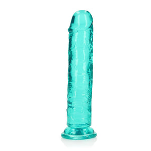 RealRock 20 cm Straight Dildo - Turquoise 8 Inch Dong