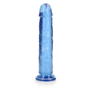 RealRock 25cm Straight Dildo - Blue 10 Inch Dong