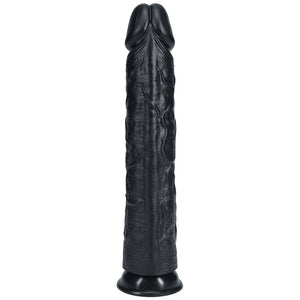 RealRock 13 Inch Extra Long Dildo - Black