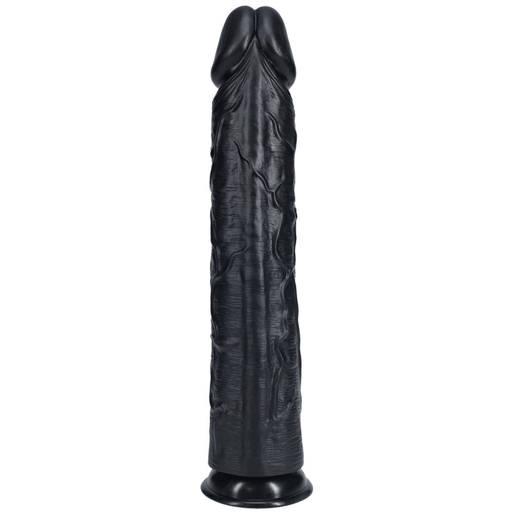 RealRock 15 Inch Extra Long Dildo - Black
