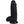 RealRock 8 Inch Extra Thick Dildo with Balls - Black