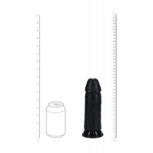 RealRock 8 Inch Extra Thick Dildo - Black