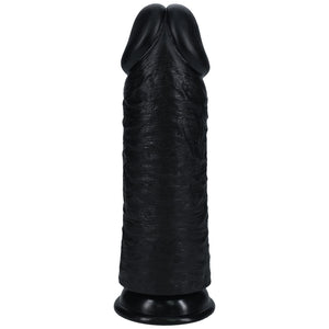 RealRock 10 Inch Extra Thick Dildo - Black