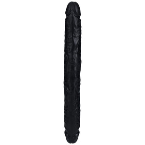 RealRock 12 Inch Slim Double Dildo - Black