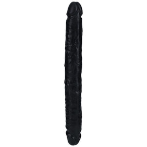 RealRock 12 Inch Slim Double Dildo - Black
