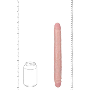 RealRock 12 Inch Slim Double Dildo - Flesh