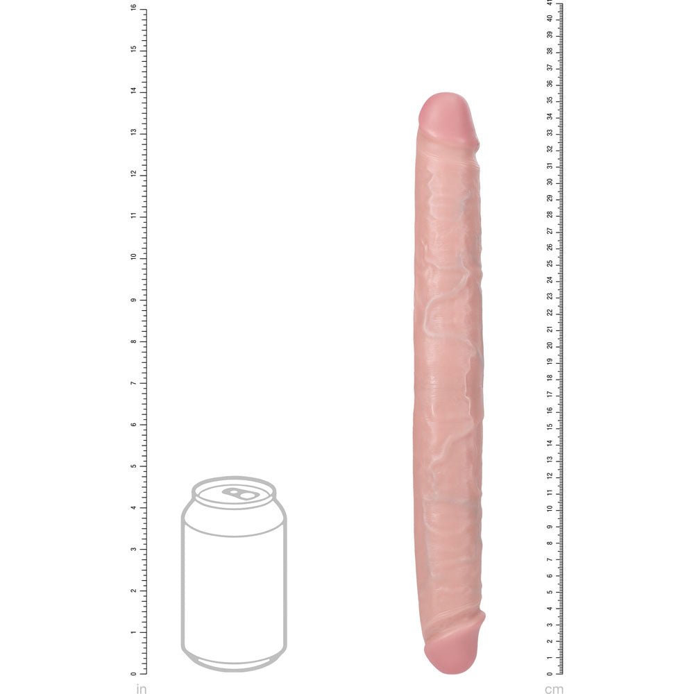 RealRock 14 Inch Thick Double Dildo - Flesh