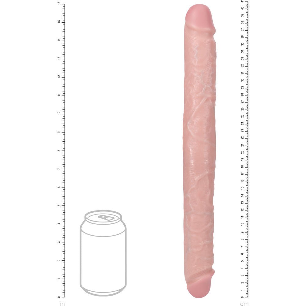 RealRock 14 Inch Thick Double Dildo - Flesh