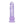RealRock 5 Inch Crystal Clear Dildo with Balls - Purple