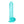 RealRock 5 Inch Crystal Clear Dildo with Balls - Turquoise