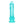 RealRock 5 Inch Crystal Clear Dildo with Balls - Turquoise
