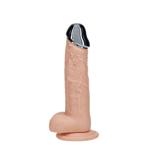 RealRock 6 Inch Vibrating Dildo with Metal Head & Remote