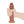 RealRock Dual Density 6 Inch Sliding Skin Silicone Dildo - Tan