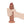 RealRock Dual Density 7 Inch Sliding Skin Silicone Dildo - Tan