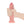 RealRock Dual Density 8 Inch Sliding Skin Silicone Dildo - Flesh