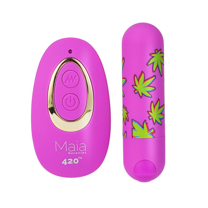 Maia Jessie 420 Bullet with Wireless Remote - Purple