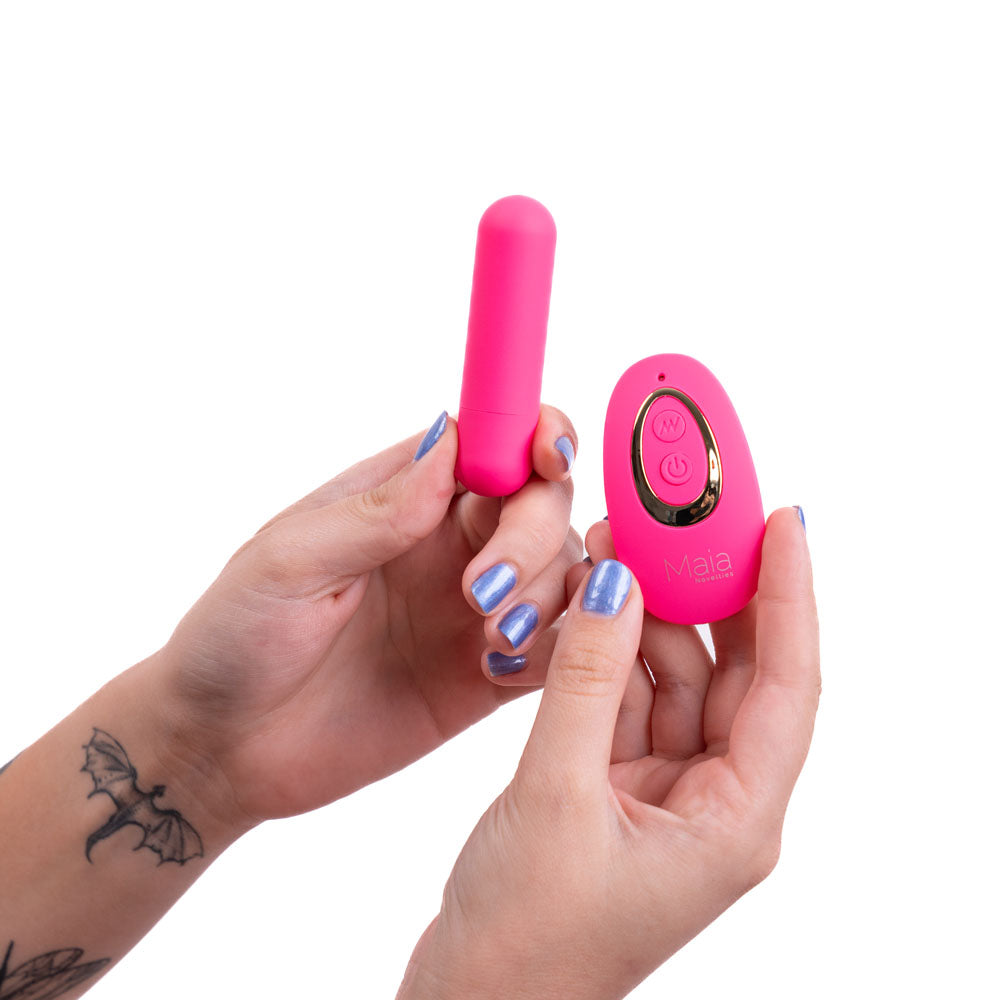 Maia Jessi Bullet with Wireless Remote - Pink