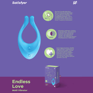 Satisfyer Endless Love - Blue Couples Stimulator