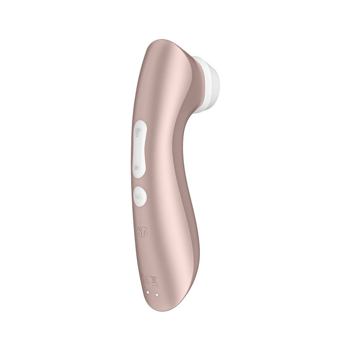 Satisfyer Pro 2+ Touch Free - Clitoral Stimulator With Vibration - Rose Gold