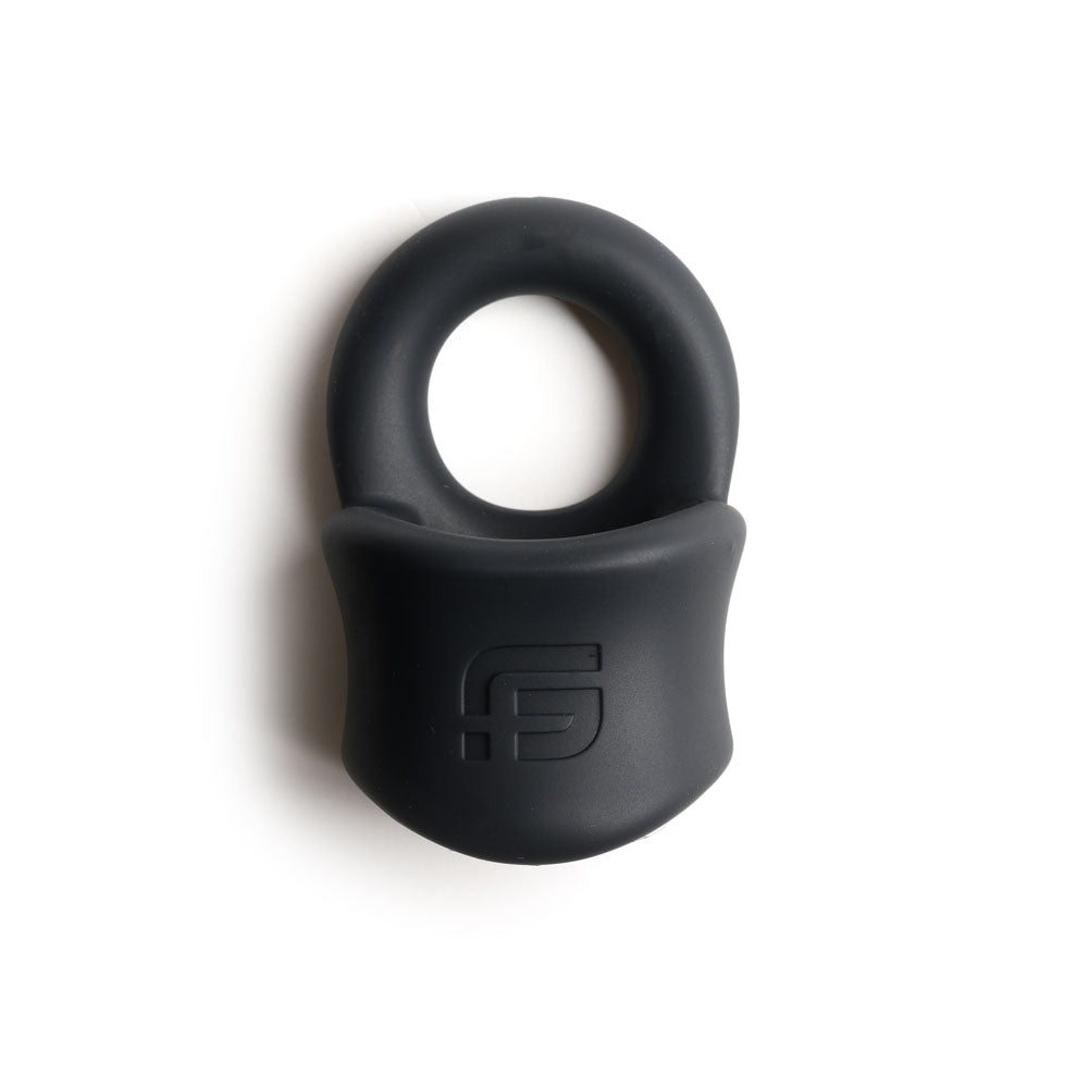 Sport Fucker Baller Ring - Cock Ring with Ball Stretcher - Black