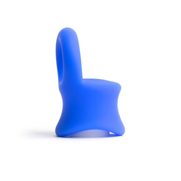 Sport Fucker Baller Cock Ring with Ball Stretcher - Blue