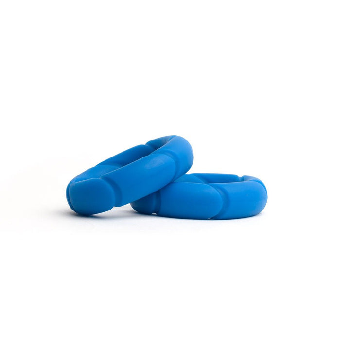 Sport Fucker Ready Rings - Cock Rings - Blue- 2 Pack