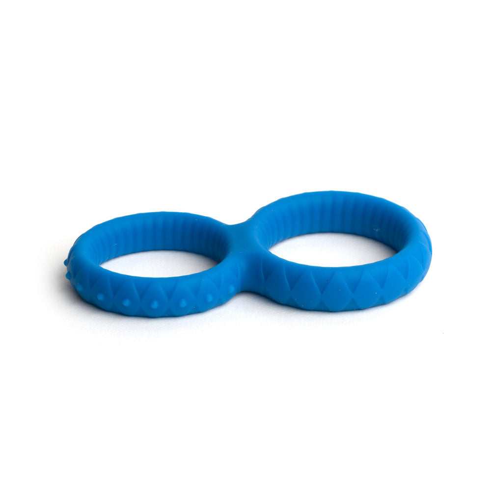 Sport Fucker Enigma Cock & Ball Ring - Blue