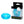 Sport Fucker Rubber Cockring - Ice Blue