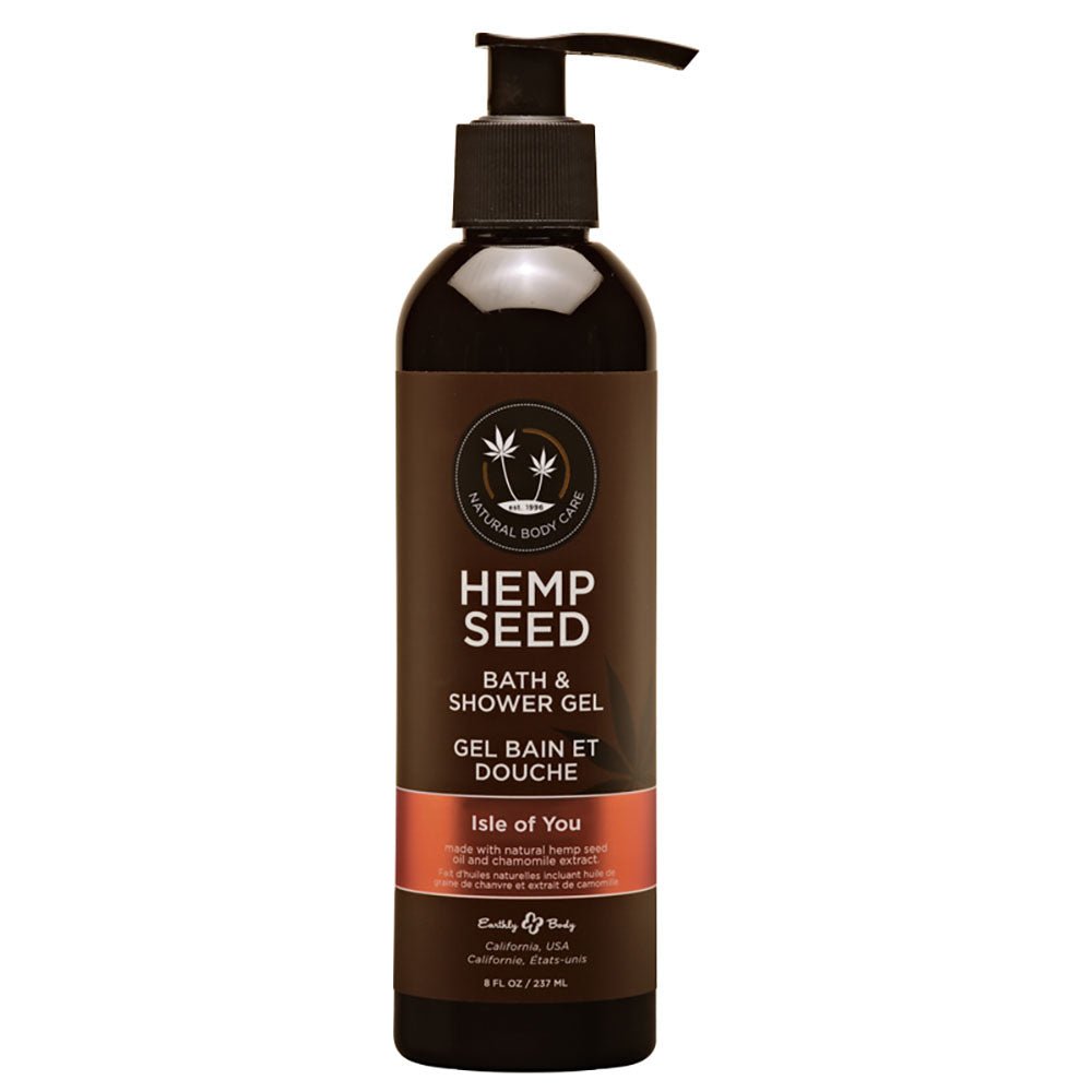 Earthly Body Hemp Seed Bath & Shower Gel - Isle Of You Scent 237ml