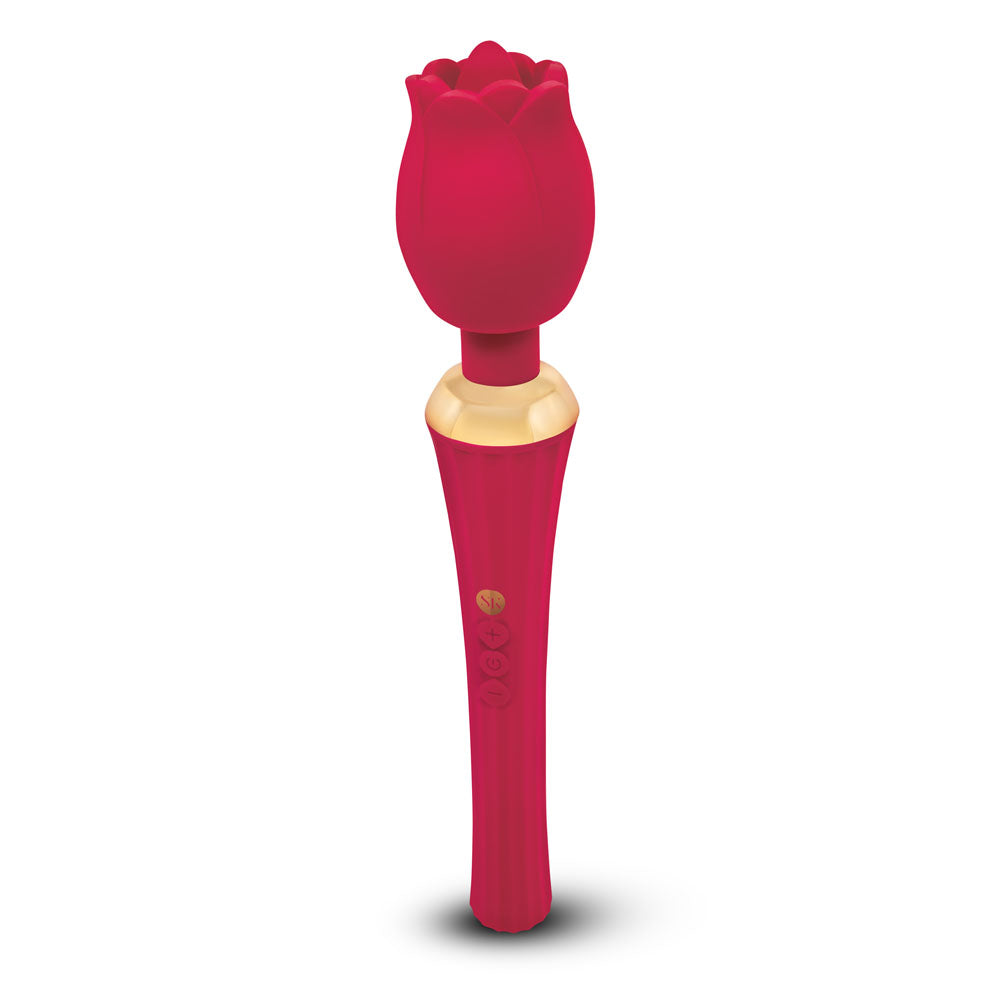 Secret Kisses Rosegasm Rose Wand - Red