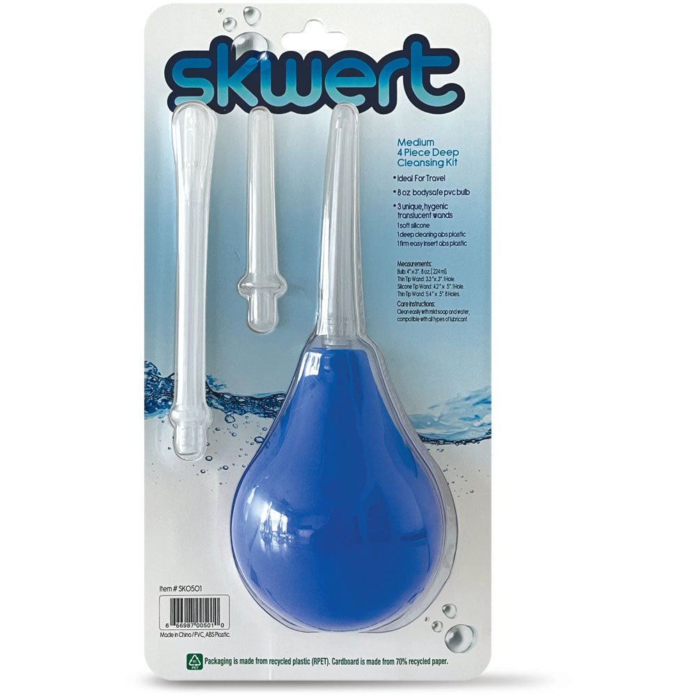 Skwert Medium 8 oz Douche Kit - Blue