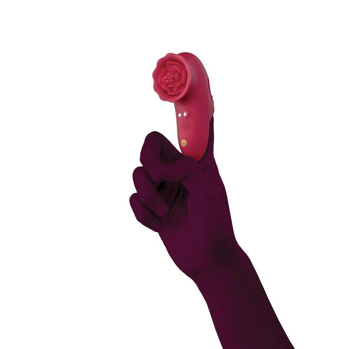 Secret Kisses Rosegasm Playful Petal Finger Stimulator - Red