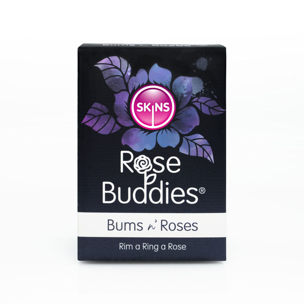 Skins Rose Buddies - The Bums N Roses - Anal Rimming Stimulator - Black