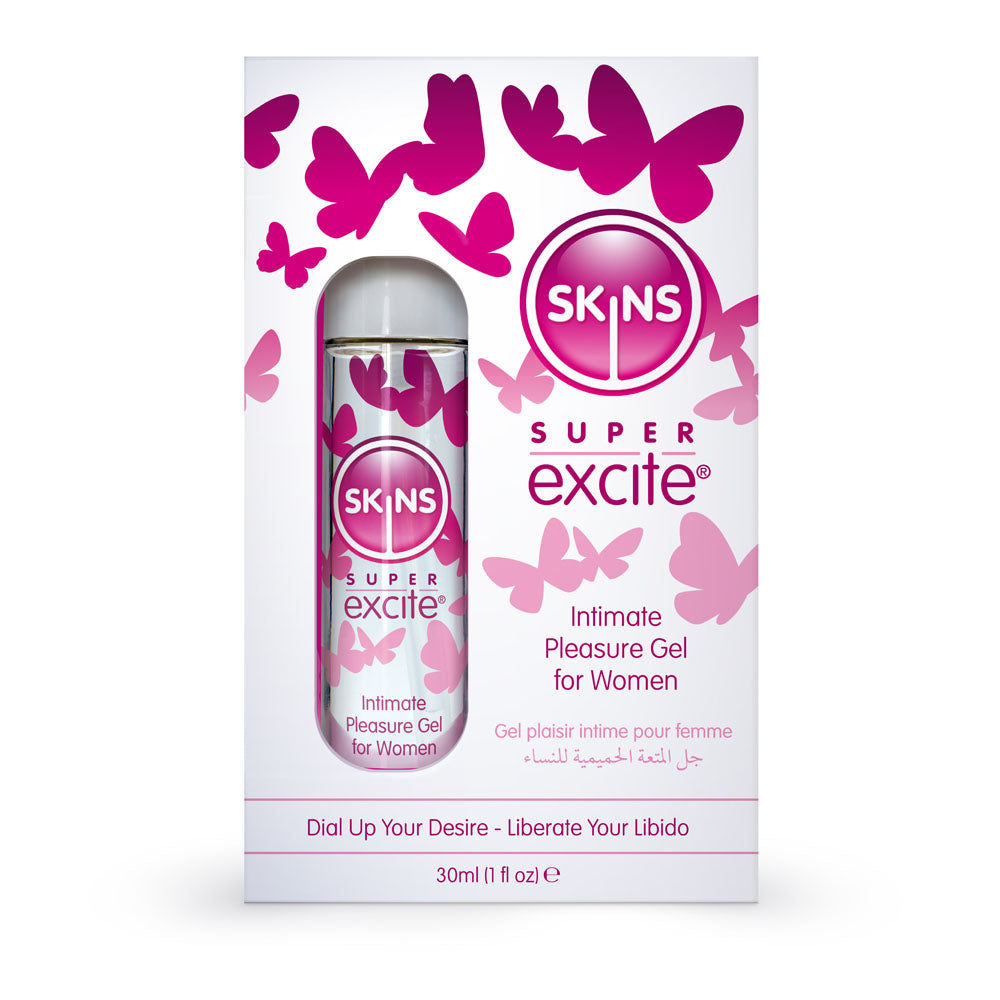 Skins Super Excite - Intimate Pleasure Gel for Women - 30ml – Sex Toys  Erotica