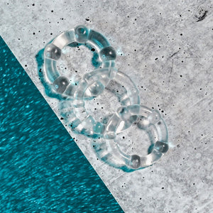 Selopa Erection Rings - Clear - Set of 3