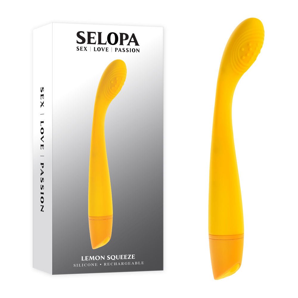 Selopa Lemon Squeeze Vibrator - Yellow