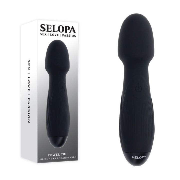 Selopa Power Trip Black Massage Wand