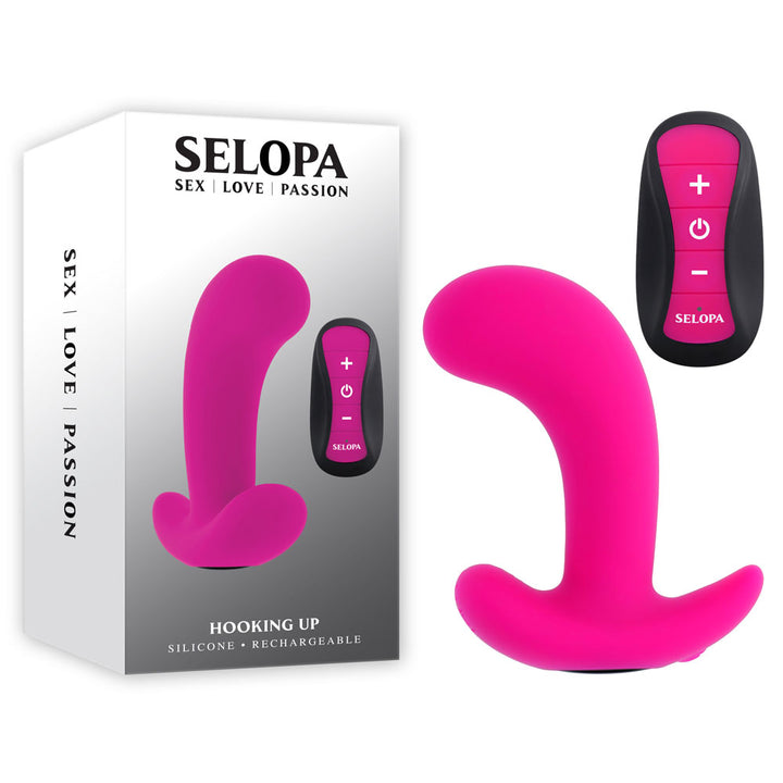 Selopa Hooking Up - Butt Plug With Wireless Remote - Pink