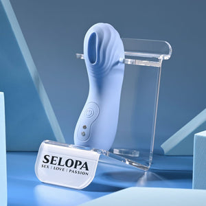 Selopa Good Point Hollow Vibrating Finger Stimulator - Purple