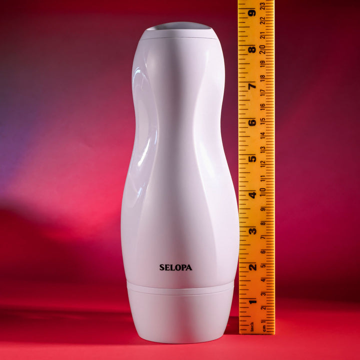 Selopa Pleasure Can Pussy Stroker - White