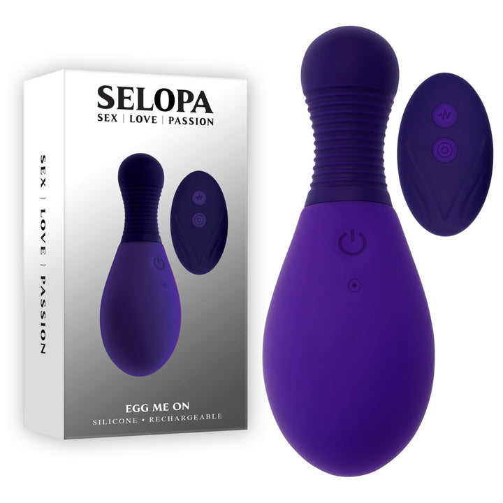 Selopa Egg Me On- Egg Vibrator with Remote - Purple