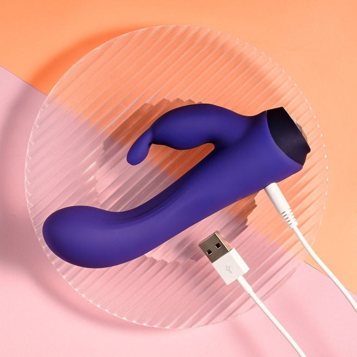 Selopa Plum Job Rabbit Vibrator - Purple